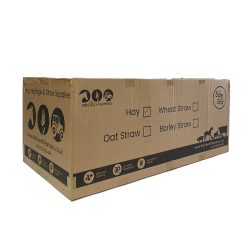 the friendly farmers hay barley wheat straw bale in box free delivery